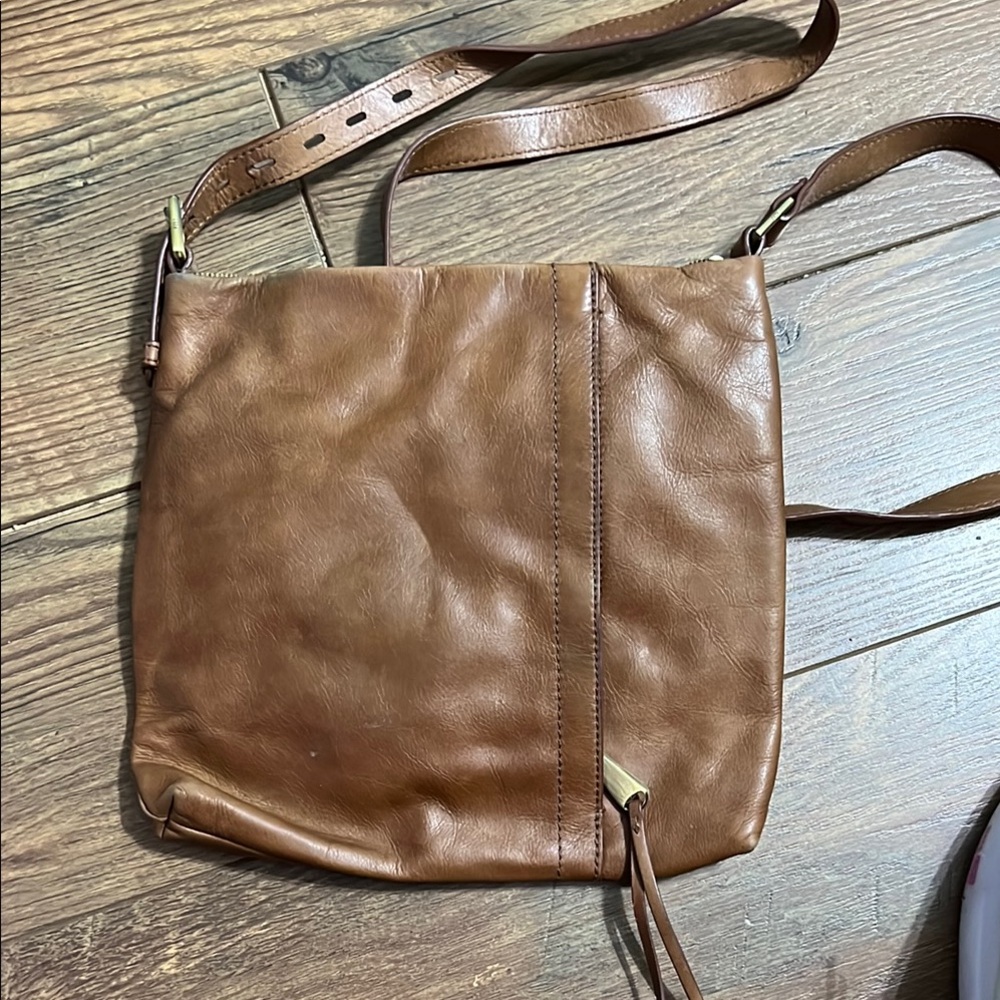 HOBO Brown Leather Crossbody Bag